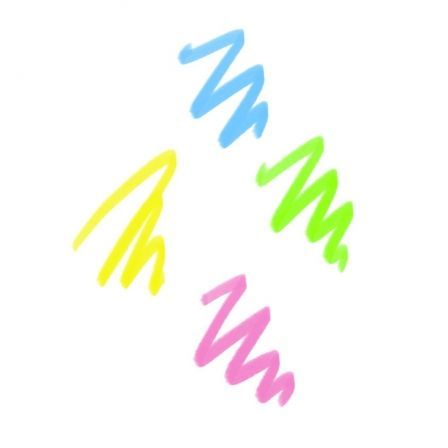 Molin Marcadores Fluorescentes Surtidos de 4 Unidades